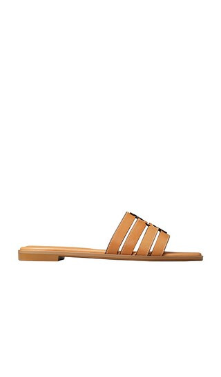 Tory Burch Ines Cage Slide in Brown. - size 5.5 | Revolve Clothing (Global)