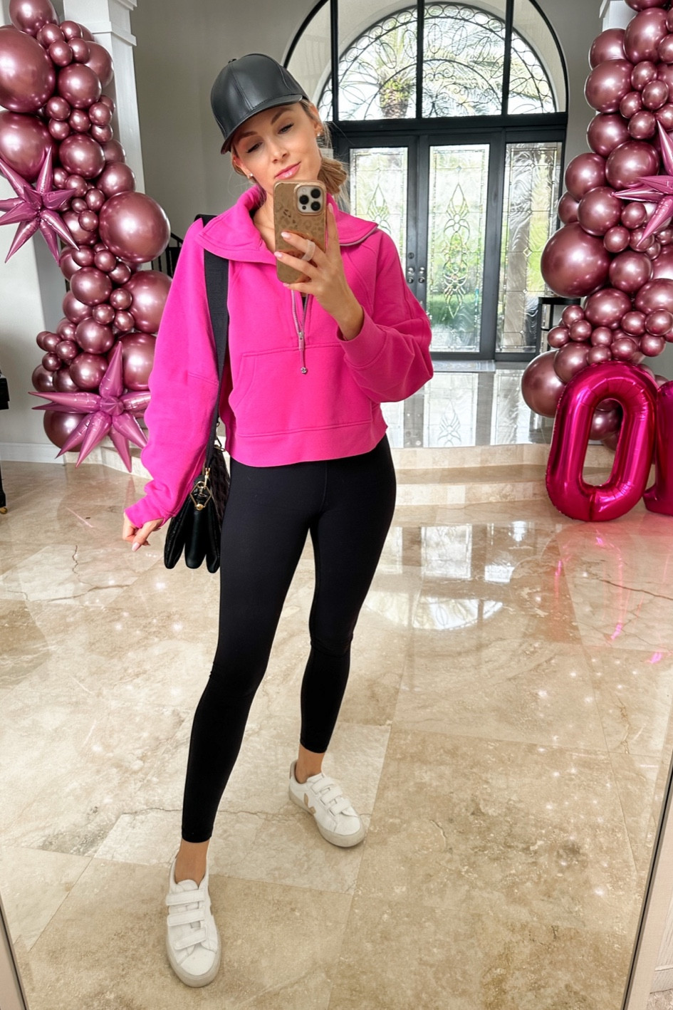 Lululemon scuba sweatshirt wearing a small, Amazon baseball cap

#LTKFind #LTKsalealert #LTKunder50