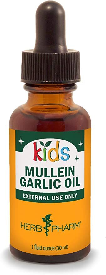 Herb Pharm Kids Mullein and Garlic Oil, 1 Fl Oz, Calendula, Garlic, Mullein, St. John's Wort, Oli... | Amazon (US)