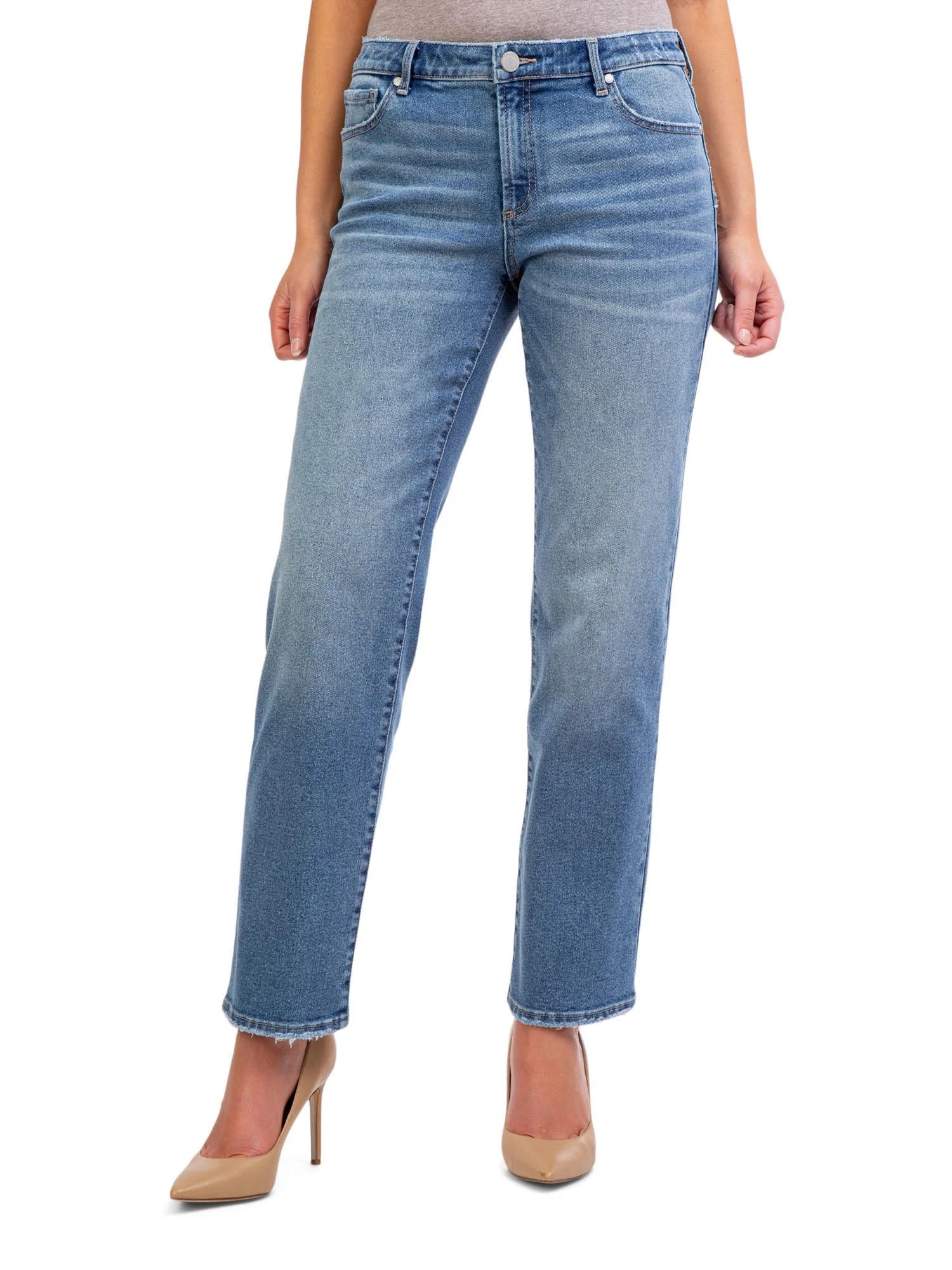 Jordache Women's High Rise Curvy Mom Jean | Walmart (US)