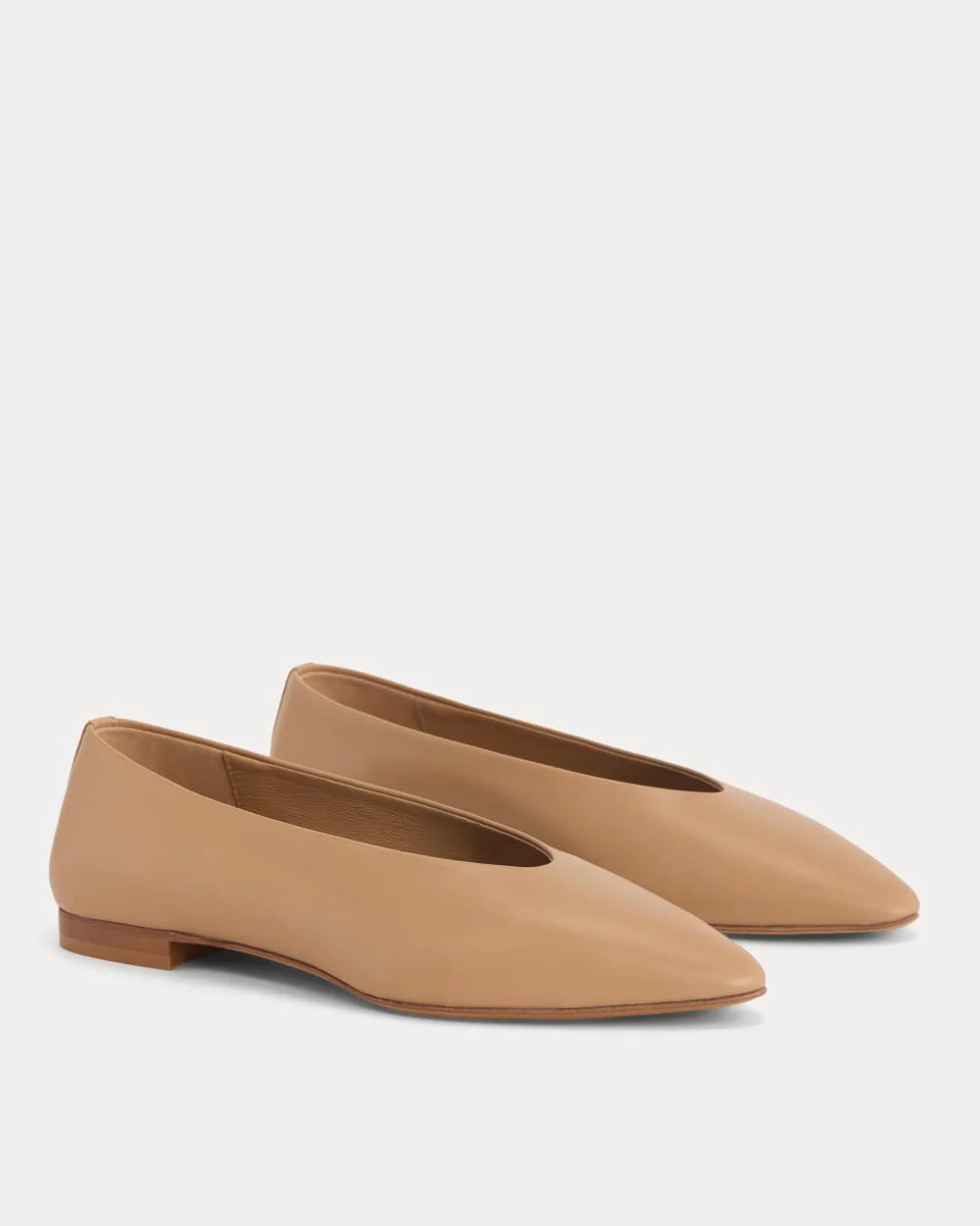 Made in Italy Almond-Toe Flat | Affogato | Everlane