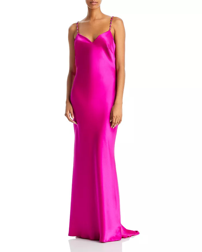 AQUA Satin Cowl Open Back Gown - 100% Exclusive Back to results -  Women - Bloomingdale's | Bloomingdale's (US)