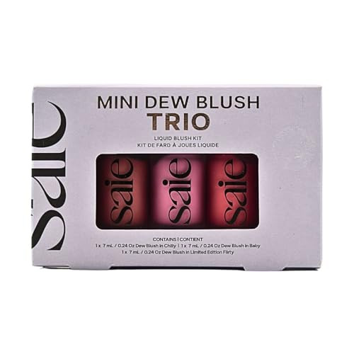 Saie Mini Dew Blush Trio Set: Baby, Chilly, Flirty | Amazon (US)