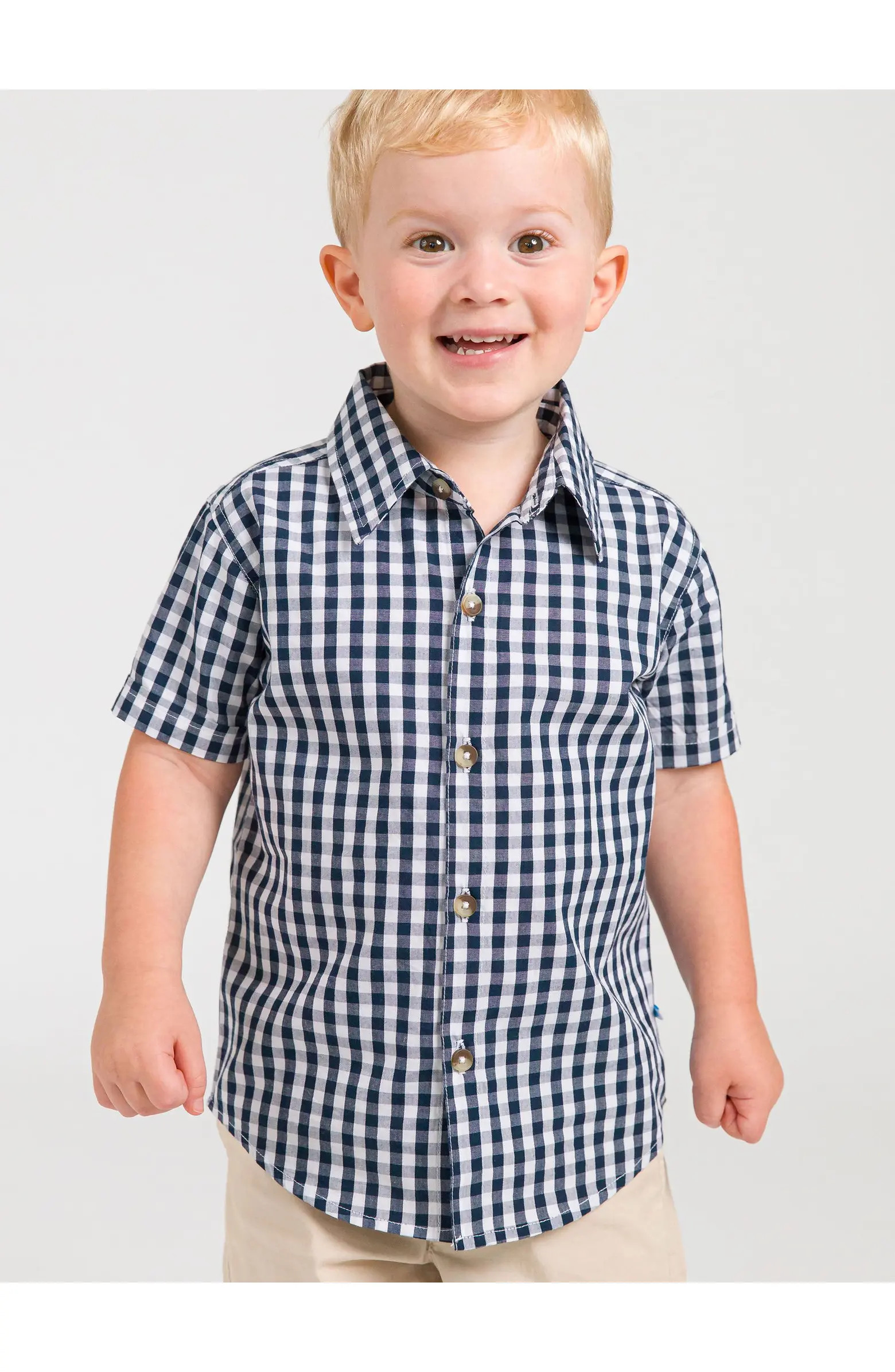 Baby Short Sleeve Button Down Shirt | Nordstrom