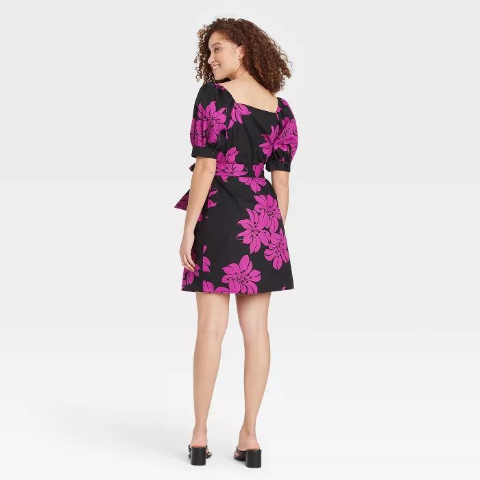 Women's Balloon Short Sleeve Dress - Who What Wear™ | Target