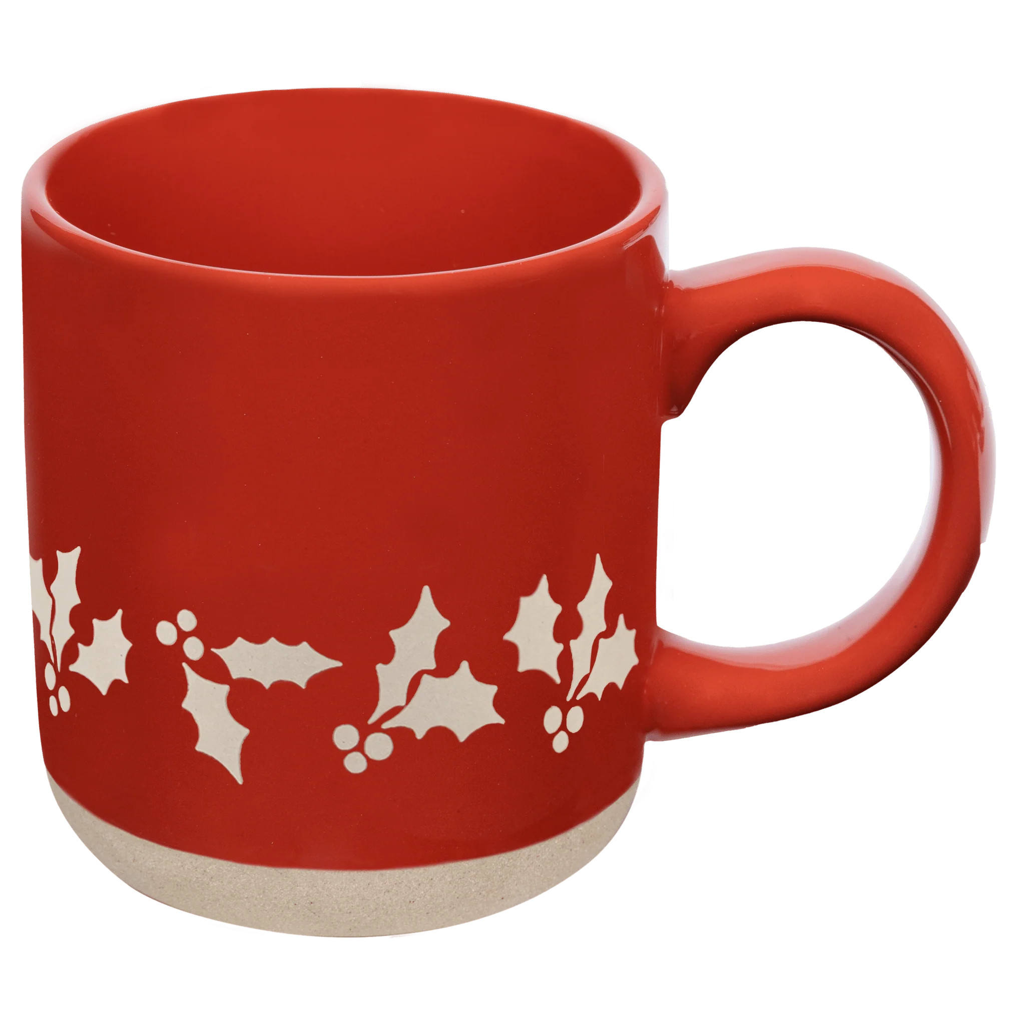 Holly Red Coffee Mug | Winter Coffee Mugs | Sweet Water Decor, LLC