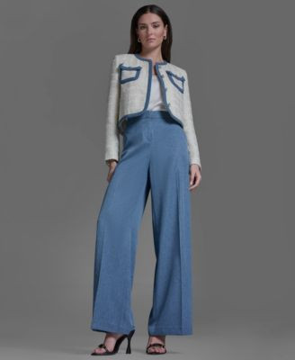 Bcbg Womens Suits Wide Leg Pants Jacket | Macy's