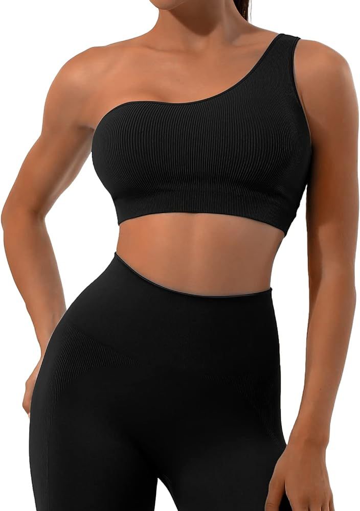 Workout Sets for Women 2 Piece, Sportneer Ribbed Seamless Matching Gym Yoga Set | Amazon (US)