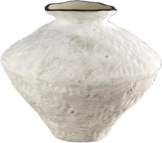 Handmade Vase, Creative Ceramic Vase Vintage Style Home Decor Vase Flower Arrangement Vase for Dr... | Amazon (US)