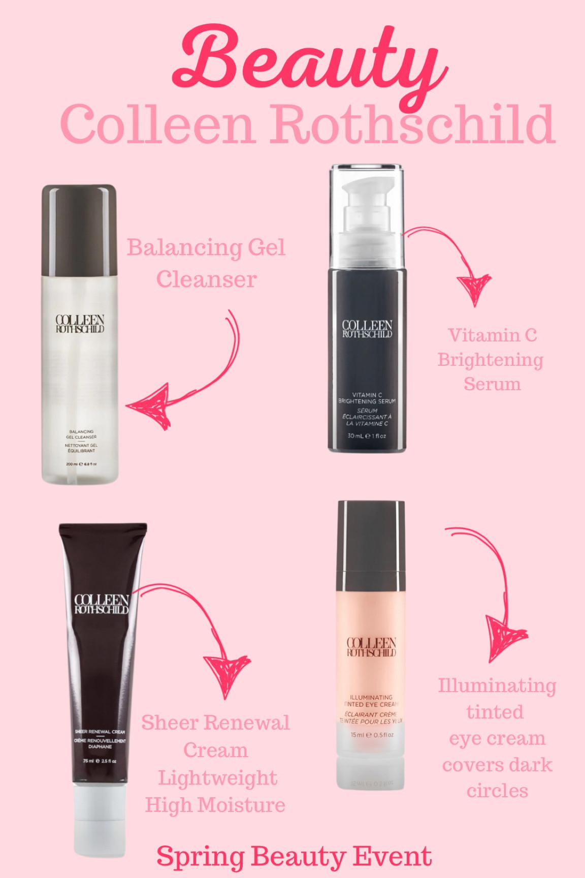 These are some of my Colleen Rothschild favorites! They have their Spring Beauty Event going on right now!

#LTKbeauty #LTKover40 #LTKsalealert