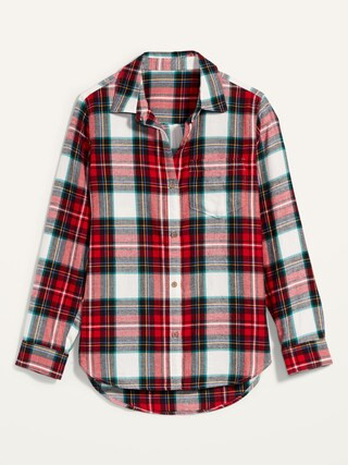 Classic Plaid Flannel Shirt for Women | Old Navy (US)