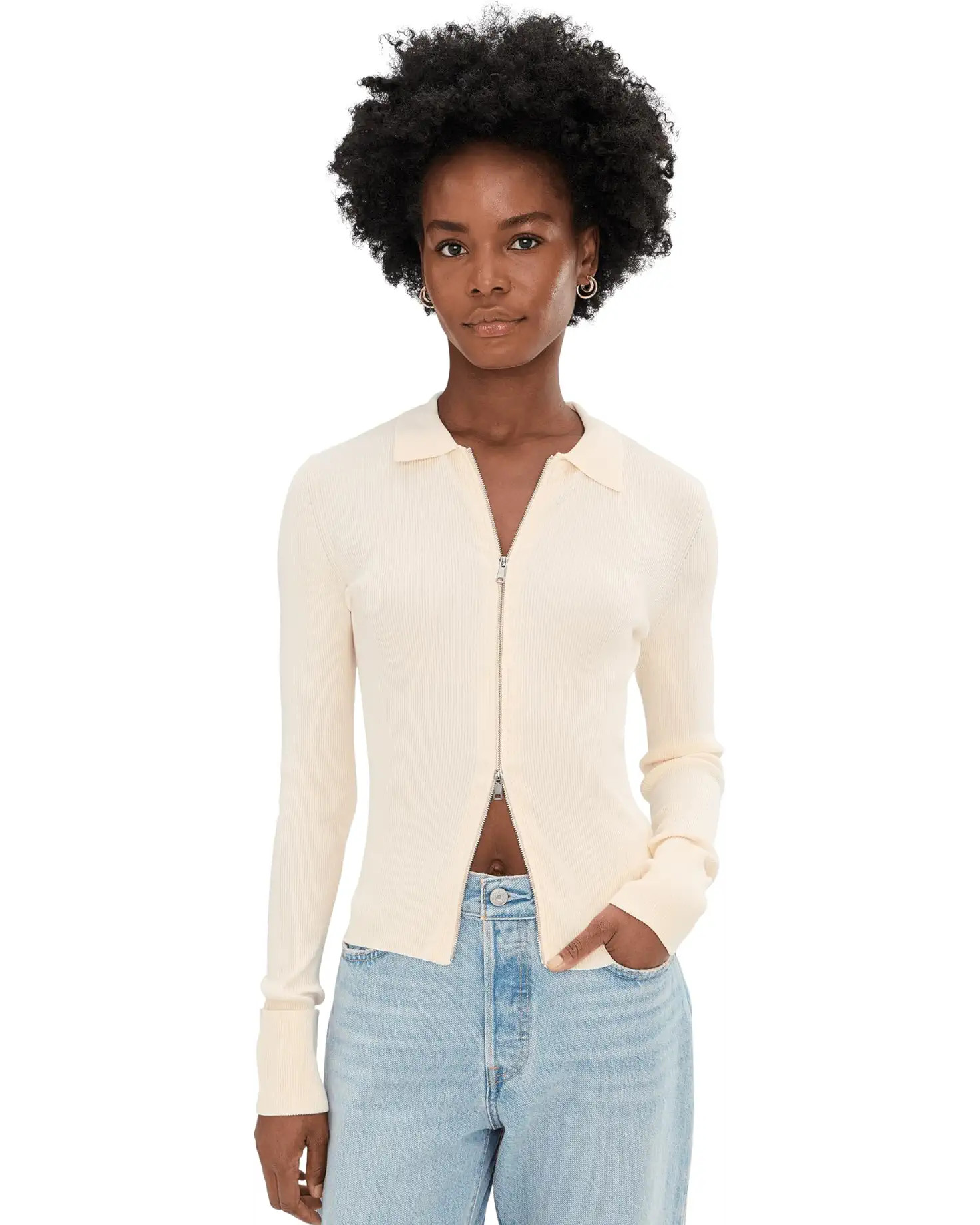 Women's Sanctuary Only Yours Ribbed Zip Sweater | Zappos