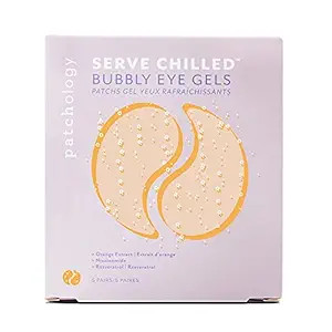 Patchology Serve Chilled Bubbly Eye Gels with Niacinamide, Hydrating Under Eye Patches with Niaci... | Amazon (US)