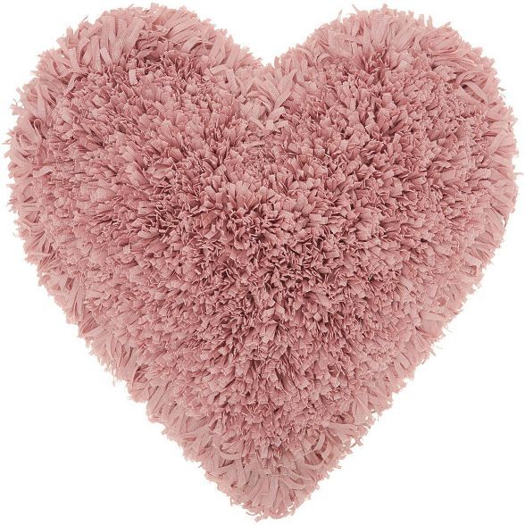 Shag Frame Heart Throw Pillow - Mina Victory | Target