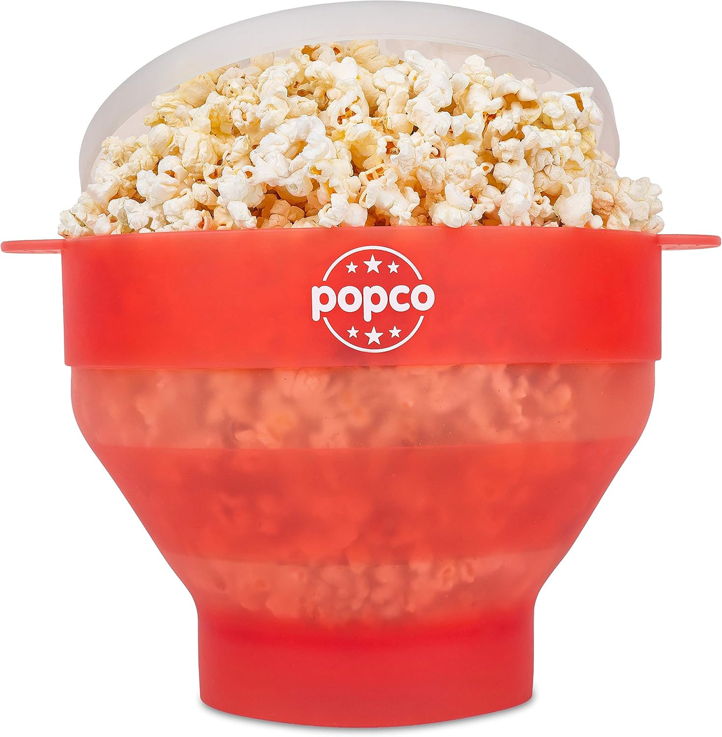 The Original Popco Silicone Microwave Popcorn Popper with Handles, Silicone Popcorn Maker, Collap... | Amazon (US)
