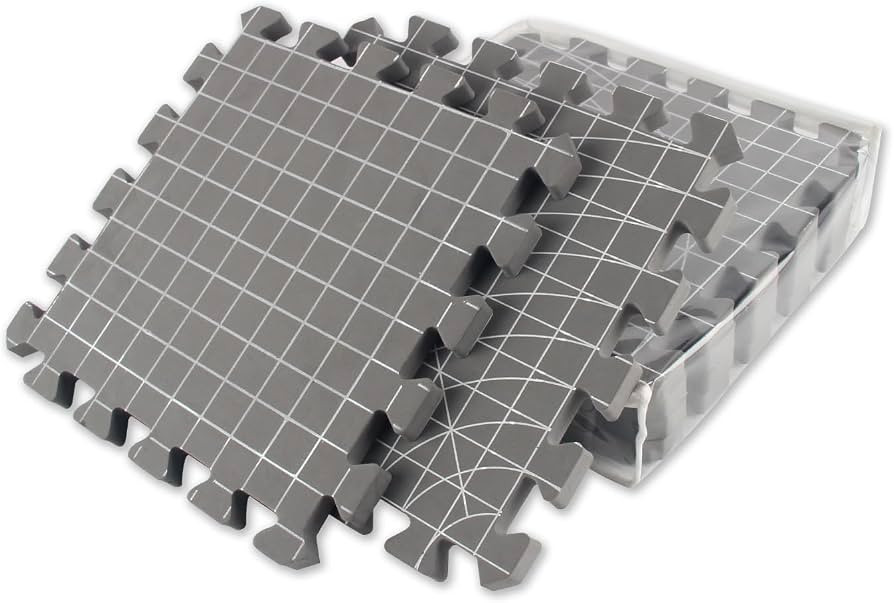 Blocking Mats for Knitting,Needlepoint and Crochet,Double Sided,Extra Thick Grid Boards 12”x12”, Pack of 4 | Amazon (US)
