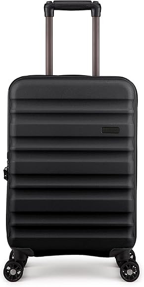 ANTLER - Cabin Suitcase - Clifton Luggage - Expandable Cabin, Black - 56x35x23, Lightweight Suitc... | Amazon (UK)