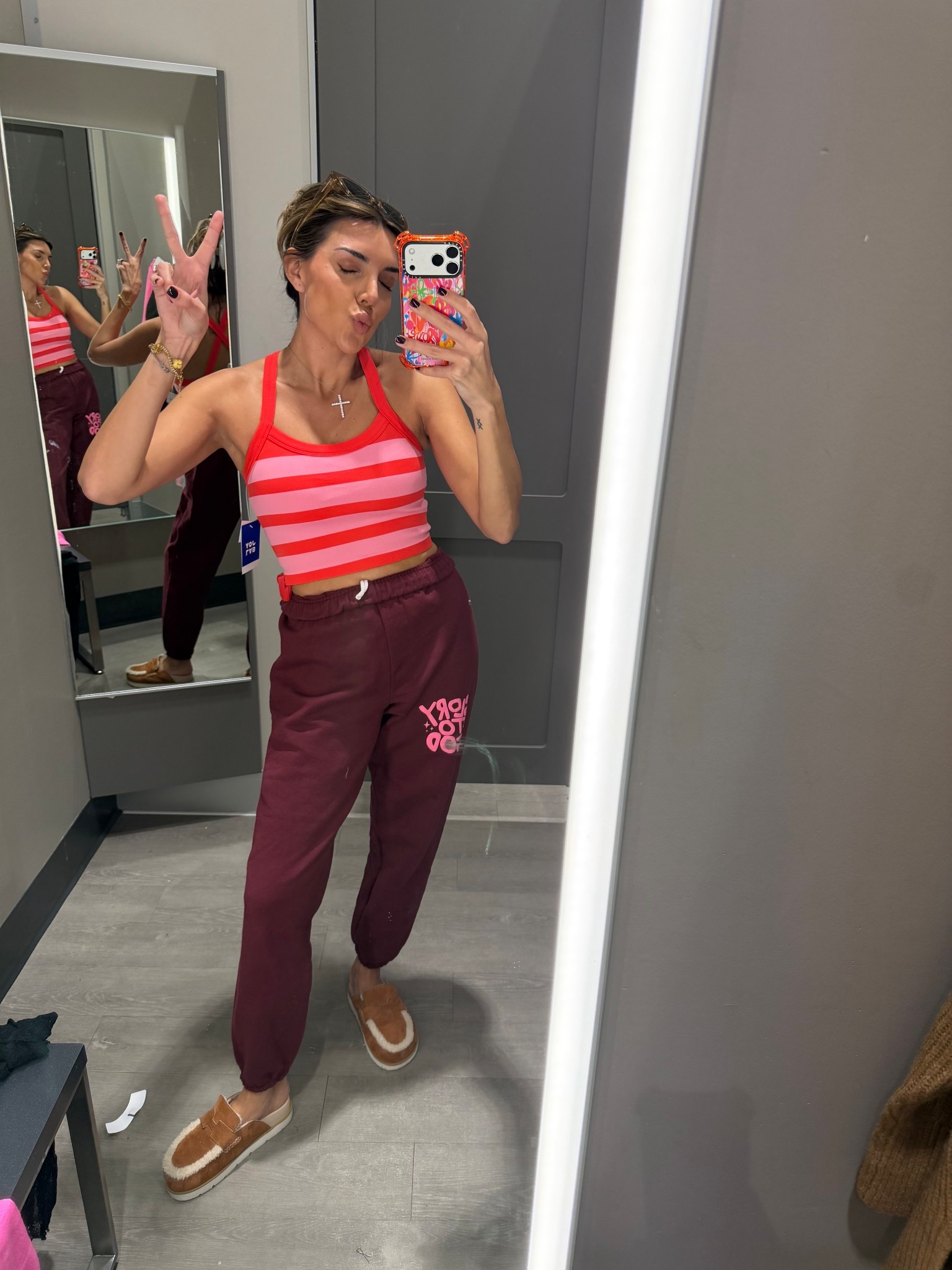 got this tank in 3 colors! Built in bra! Wearing medium!

#LTKootd #LTKActive #LTKFindsUnder50