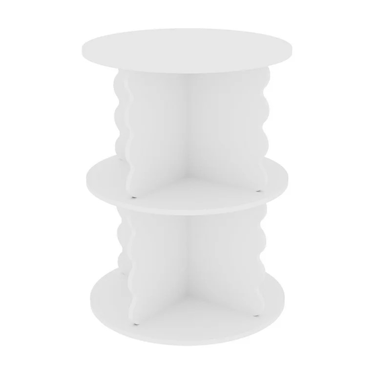 House of Happy Wiggle Rotating Bookshelf, White | Walmart (US)