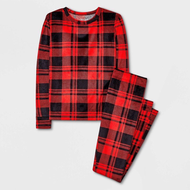 Kids' 2pc Christmas Snuggly Soft Pajama Set - Cat & Jack™ | Target