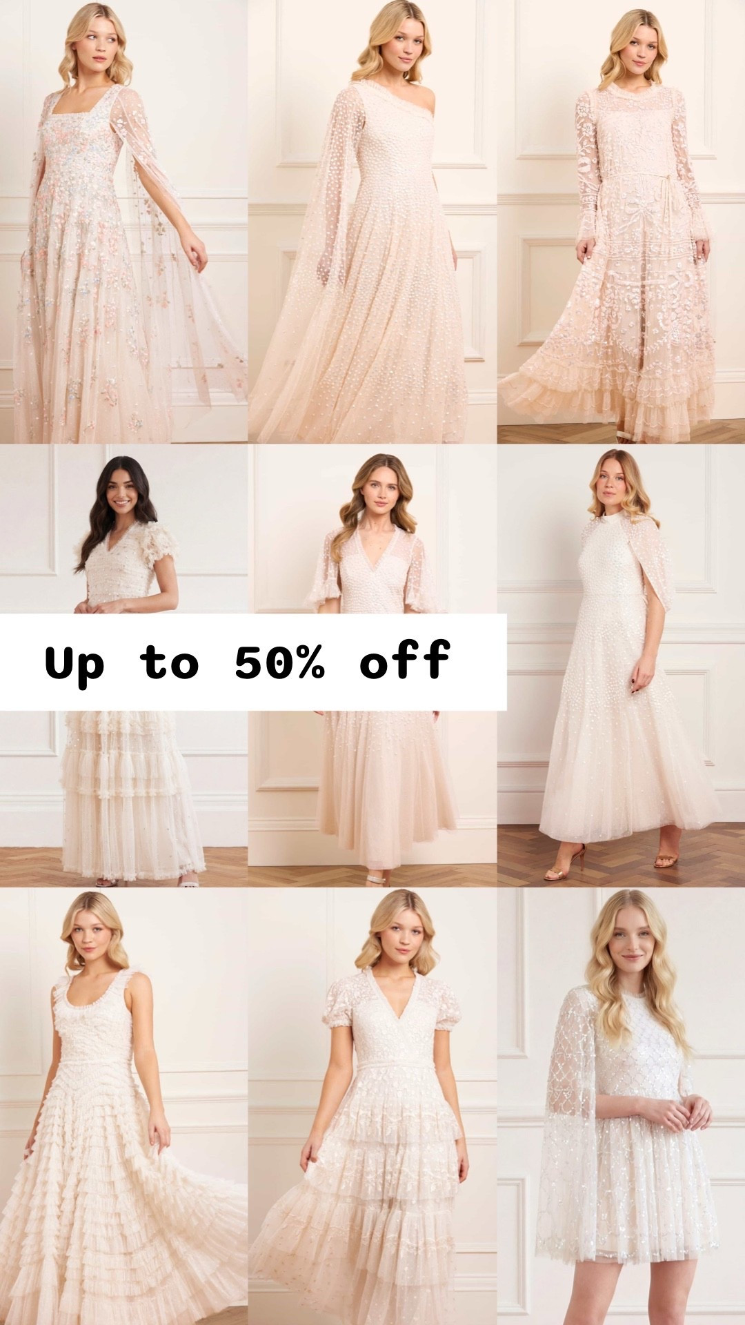 Up to 50% off these romantic bridal dresses at Needle & Thread.

Reception dresses, bride wedding dresses, courthouse elopement dresses, long white dresses, minimalist wedding dresses, or micro wedding dresses, summer dresses.

#LTKWedding #LTKSeasonal #LTKSaleAlert