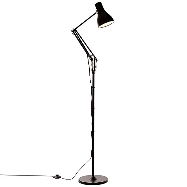Type 75 Floor Lamp (Jet Black) - OPEN BOX RETURN by Anglepoise | YLiving