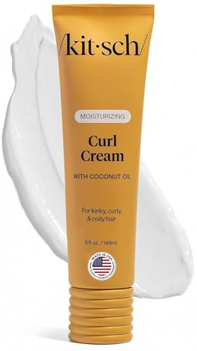 Kitsch Moisturizing Curl Cream for Curly, Wavy Hair – 5oz | Amazon (US)