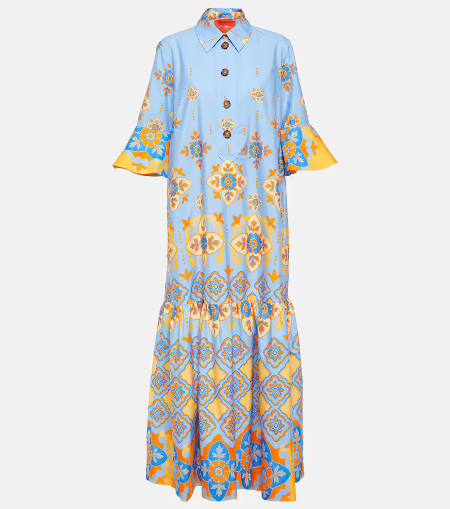 La DoubleJ Artemis printed cotton poplin maxi dress | Mytheresa (US/CA)