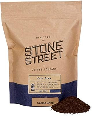 Stone Street Coffee Cold Brew Reserve, Coarse Ground, 1 LB Bag, Dark Roast, Colombian Single Orig... | Amazon (US)