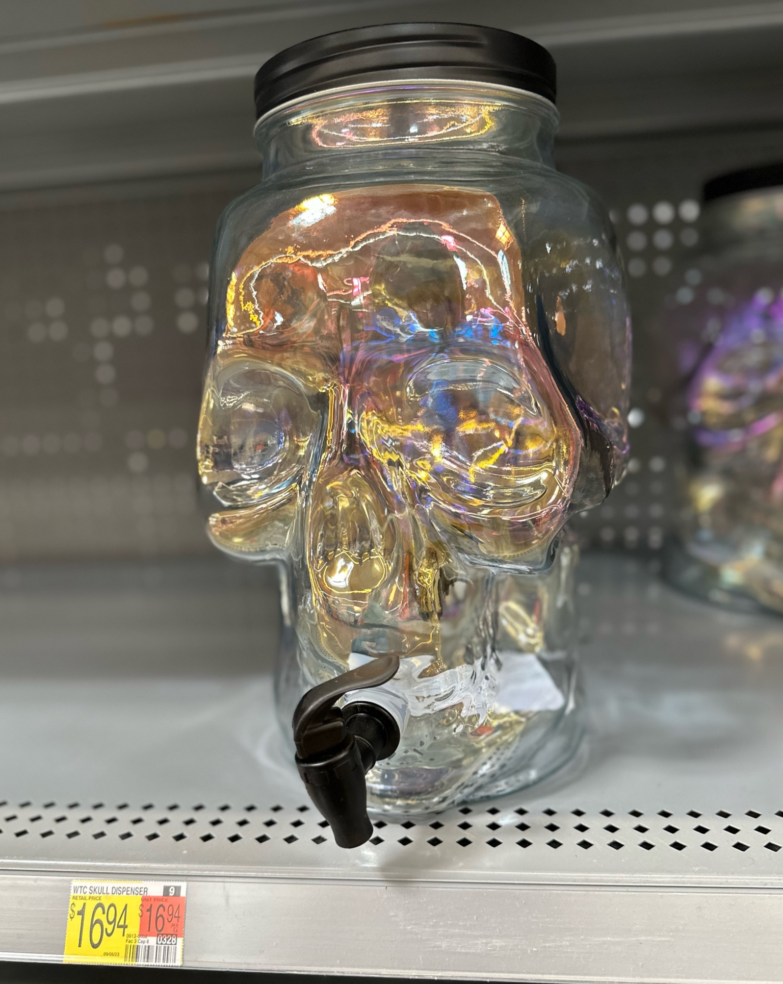2.1-Gallon Iridescent Glass Skull Drink Dispenser with Lid



Walmart. Walmart finds. Halloween. Spooky season. Spooky szn. Halloween finds. Halloween decor. Halloween party. Hostess ideas. Holiday party must haves. Halloween decor. Spooky decor 

#LTKHoliday #LTKparties #LTKHalloween