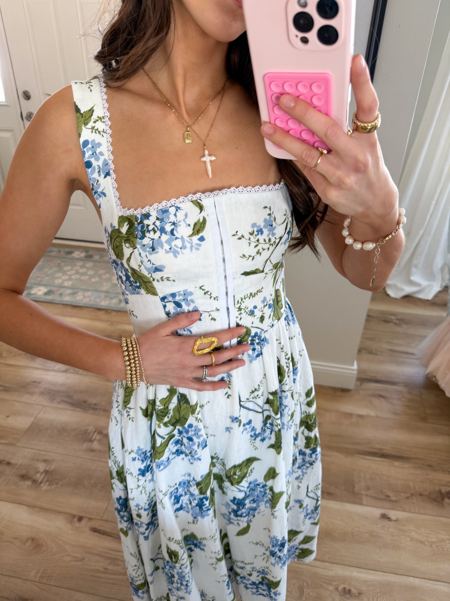 Reformation dress, summer dress, floral dresss