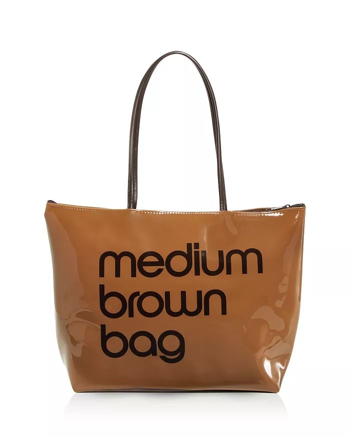 Bloomingdale's Zip Top Medium Brown Bag - 100% Exclusive | Bloomingdale's (US)