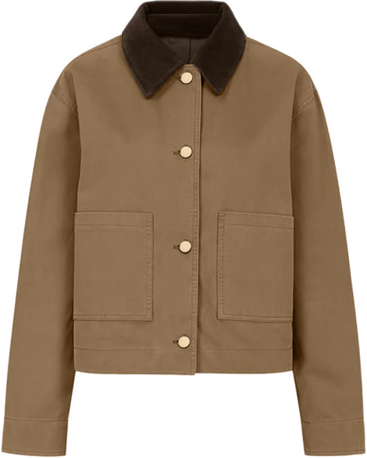 MANGOWomen's Corduroy Collar Denim Jacket | Macy's