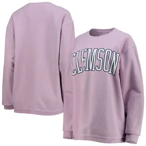Women's Pressbox Purple Clemson Tigers Southlawn Resort Corduroy Pullover Sweatshirt at Nordstrom, S | Nordstrom