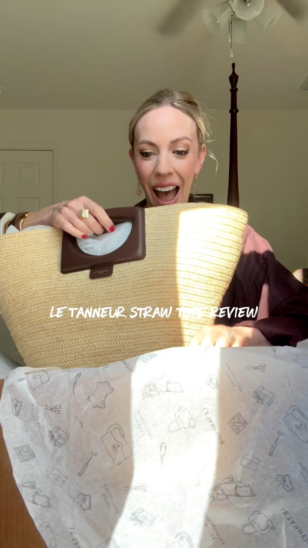 Le Tanneur straw tote bag review - this is such a chic style that will hold ALL the things and is perfect for travel. Comes with  shoulder strap 👌🏻

#LTKTravel #LTKSeasonal