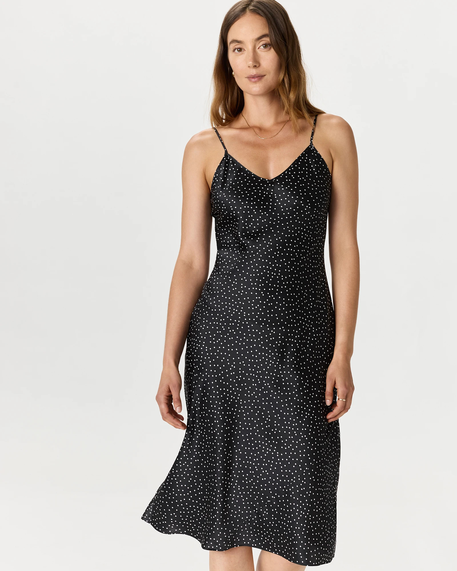 Quince | Women's Slip Dress in Ruby Noir, Size Medium, Silk | Quince