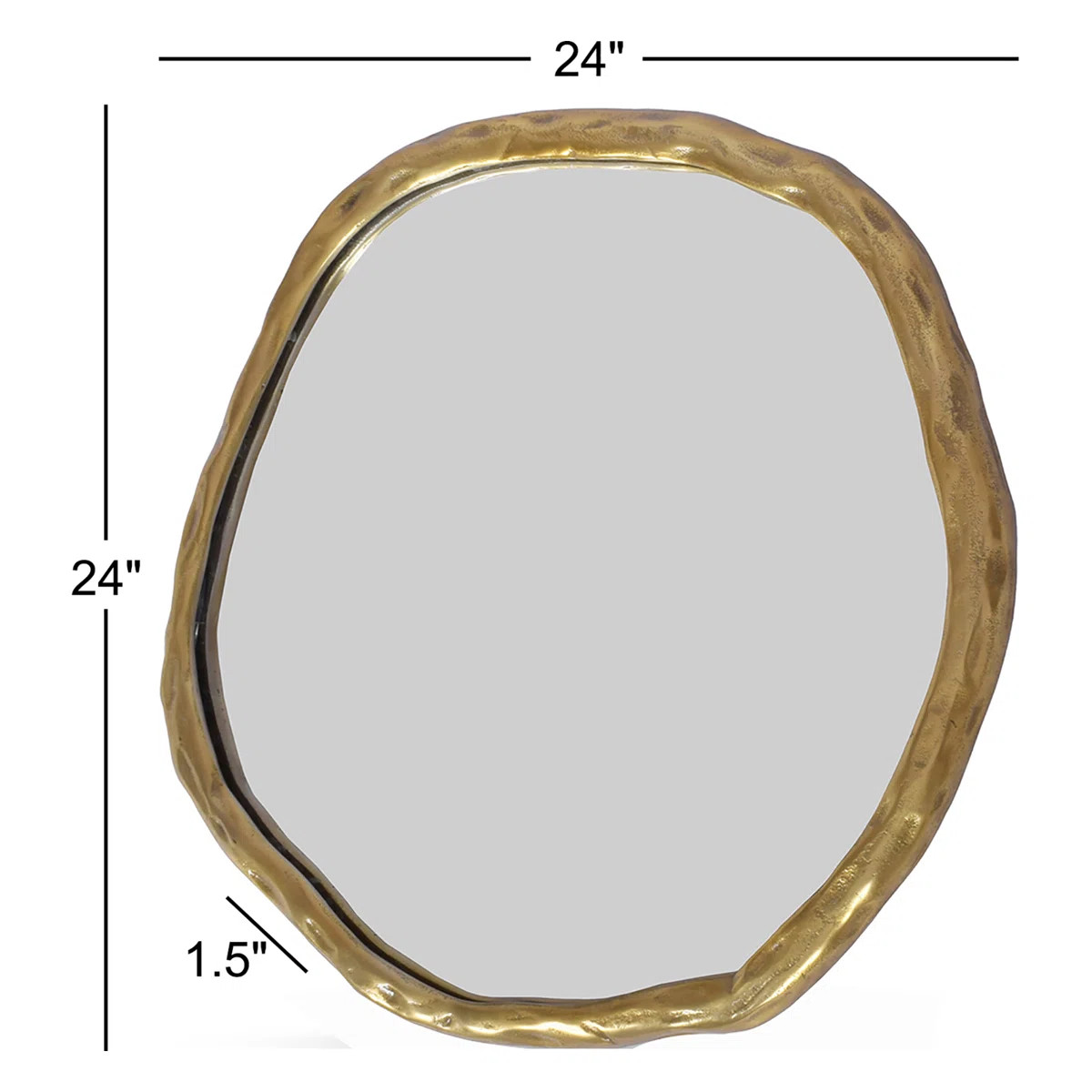 Nola Aluminum Novelty Mirror | Wayfair North America