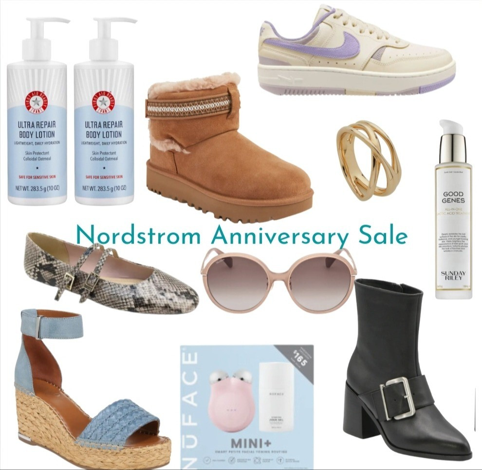 My top picks from the Nordstrom Sale include Uggs, my absolute favorite moisturizer, splurge round oversized sunglasses, and black booties!

#LTKxNSale #LTKOver40 #LTKFindsUnder100