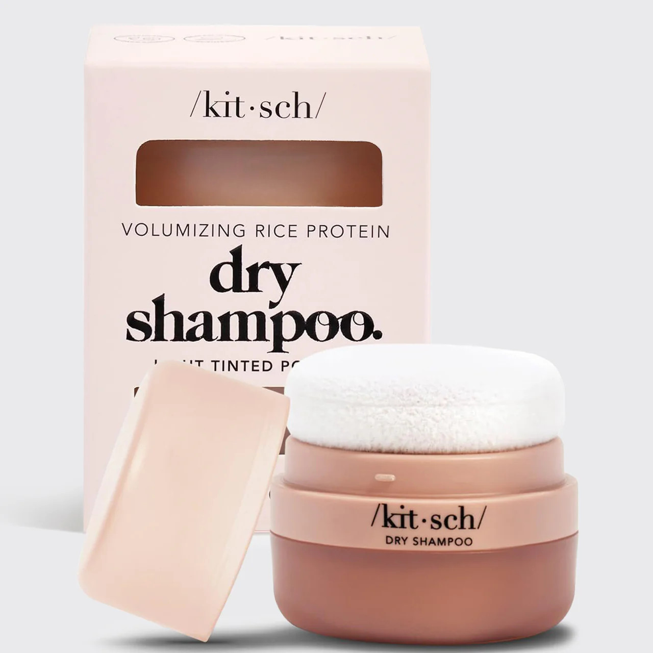 Light Volumizing Rice Protein Dry Shampoo with Puff | KITSCH | Kitsch