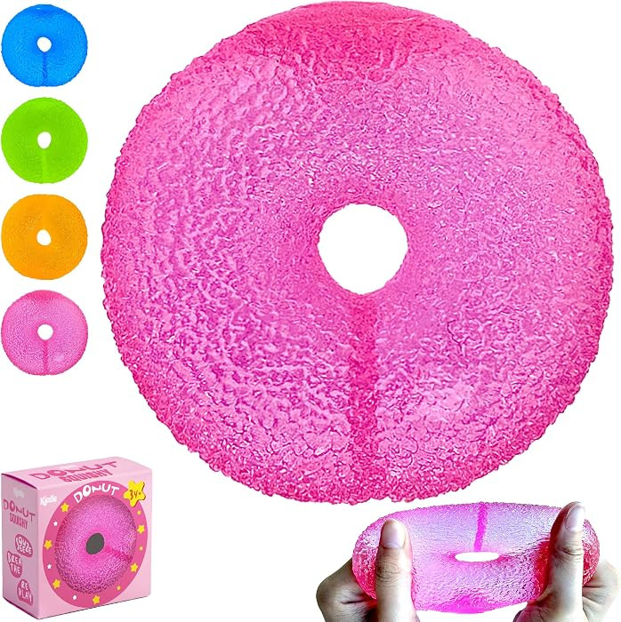 Premium Donut Stress Ball, Odor-Free Slow Rise, Non-Toxic, Cute Sensory Squishy Toy - US-Family O... | Amazon (US)