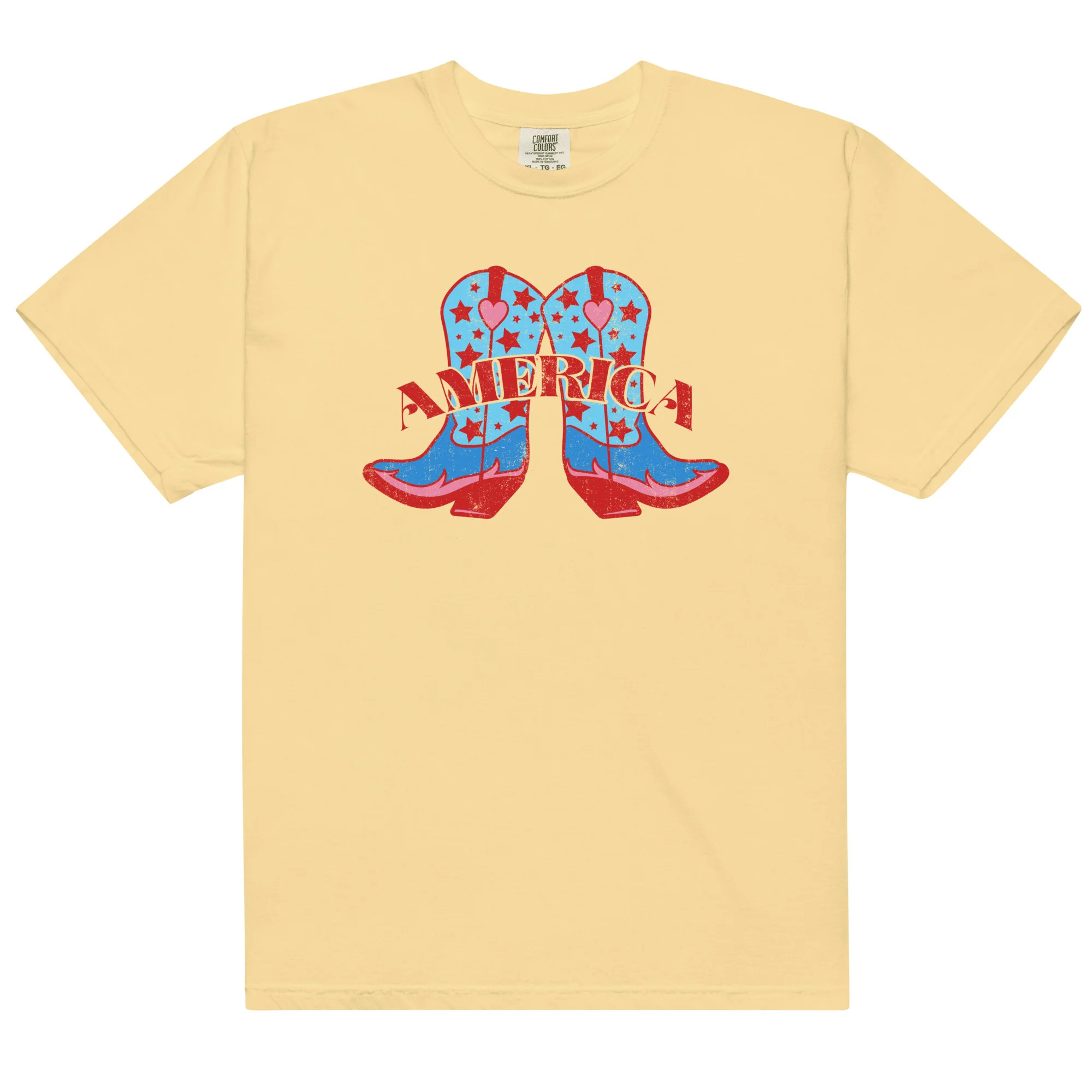 'America Spirit Cowboy Boots' Tee | United Monograms