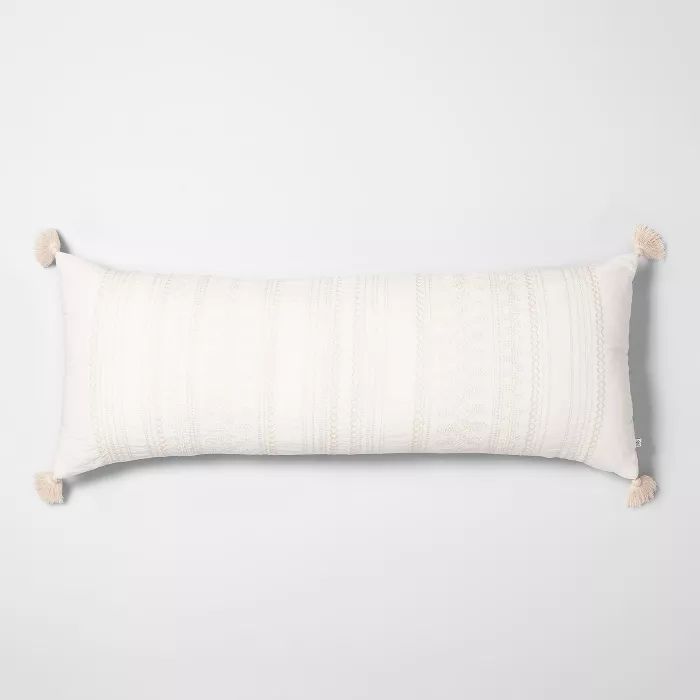 Lumbar Throw Pillow Sour Cream / Dog Bone - Hearth & Hand™ with Magnolia | Target