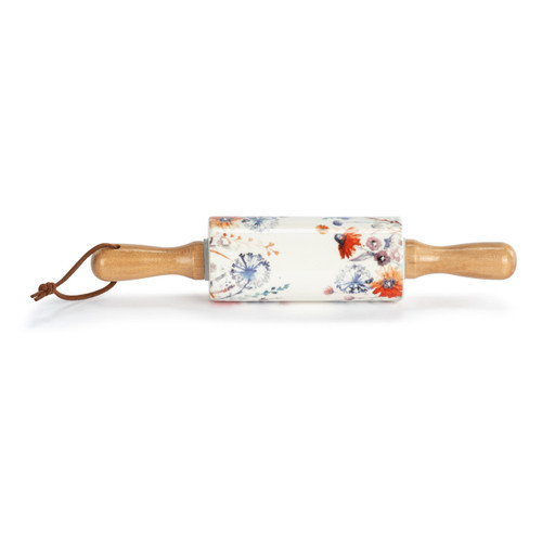 Wildflowers Ceramic Rolling Pin - 9in | DEMDACO