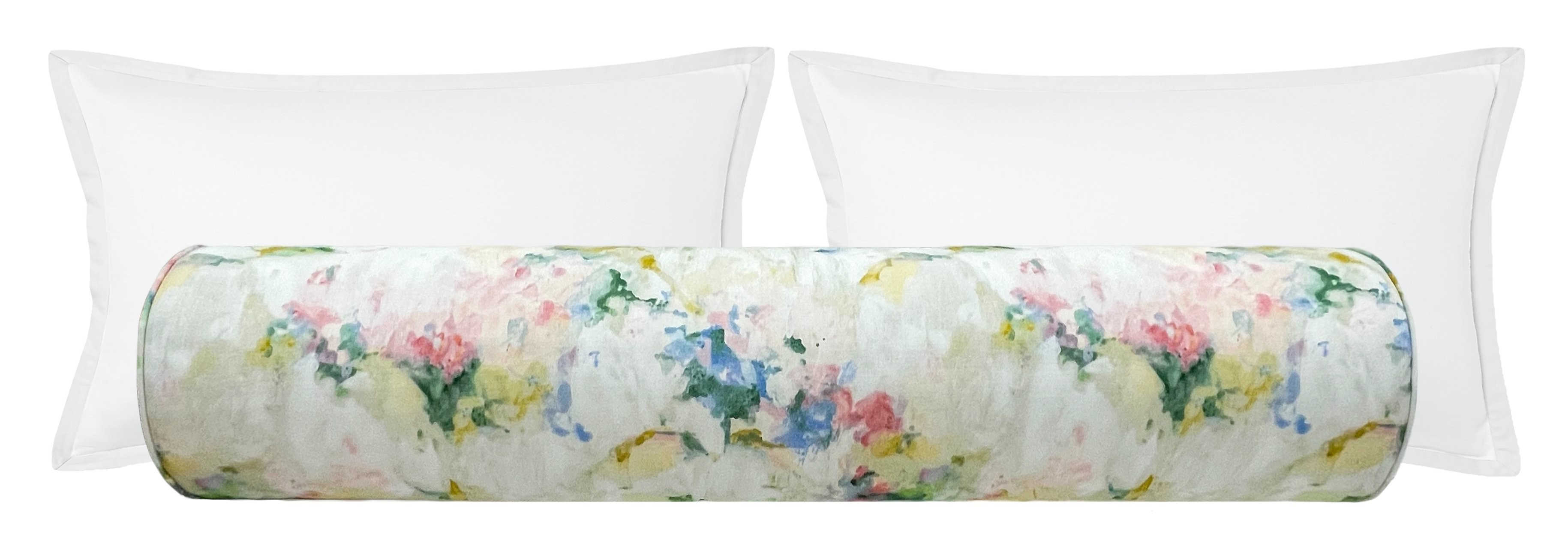 The Bolster :: Watercolor Floral // Powder Blue | LITTLE DESIGN COMPANY