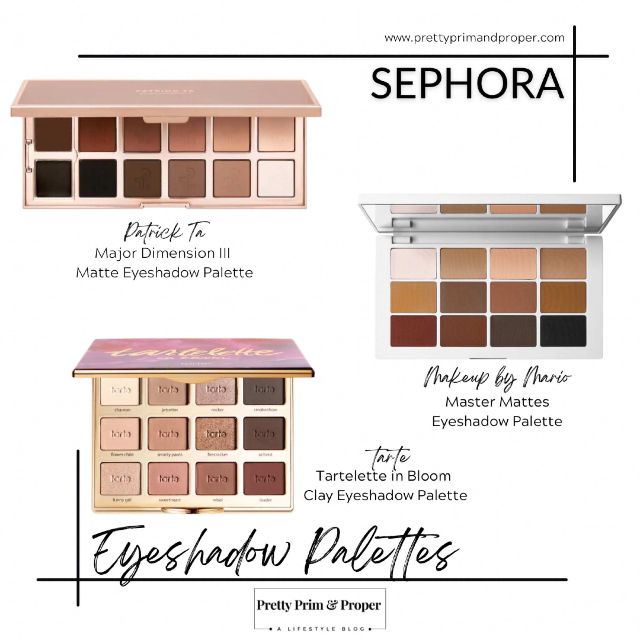 Here are some eye shadow palettes that I want to try. I am a neutral eye girl, so all three of these palettes are up my alley! 

There’s a sale coming soon at Sephora, so add these to your list if you’re looking for neutral eye make up 😘😘😘

#LTKover40 #LTKbeauty #LTKxSephora