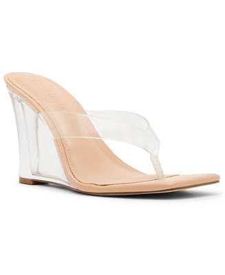 Women's Katrine Wedge Thong Sandals | Macy's