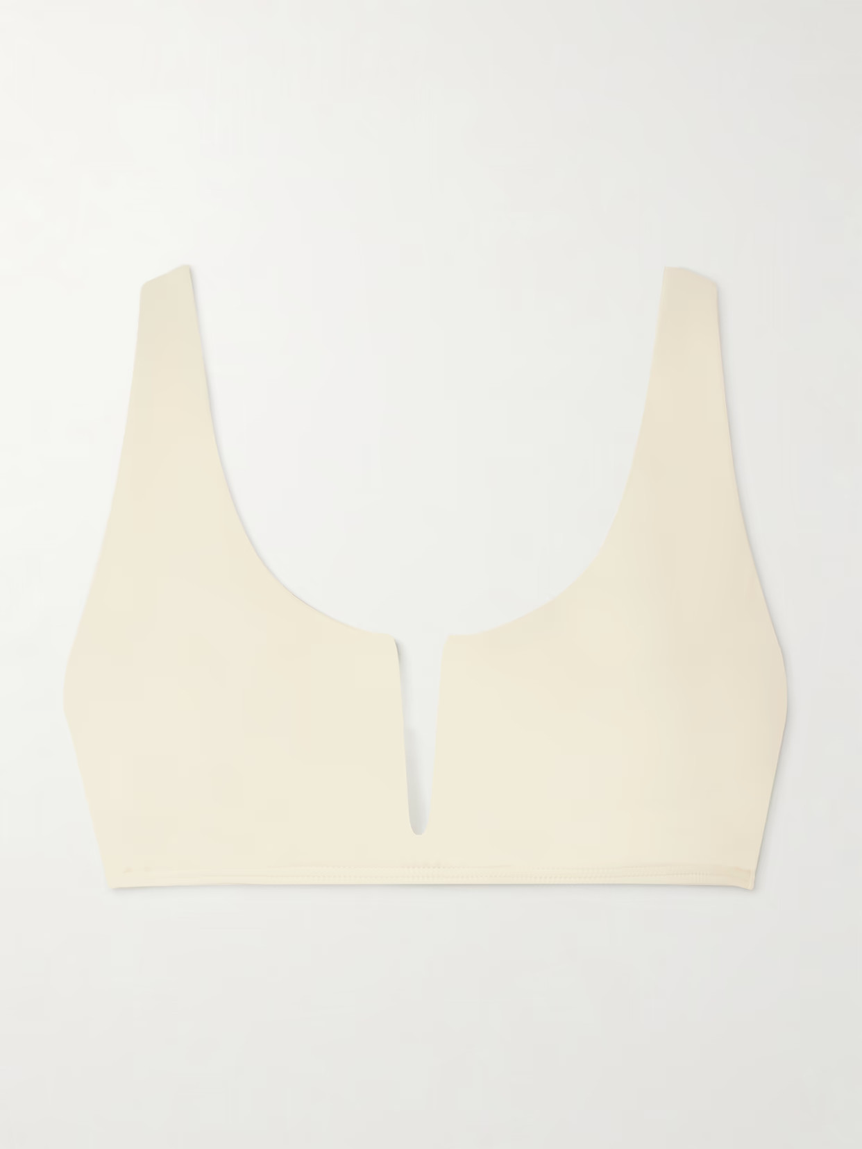 BONDI BORN - Verona Sculpteur Bikini Top - Off-white | NET-A-PORTER (US)