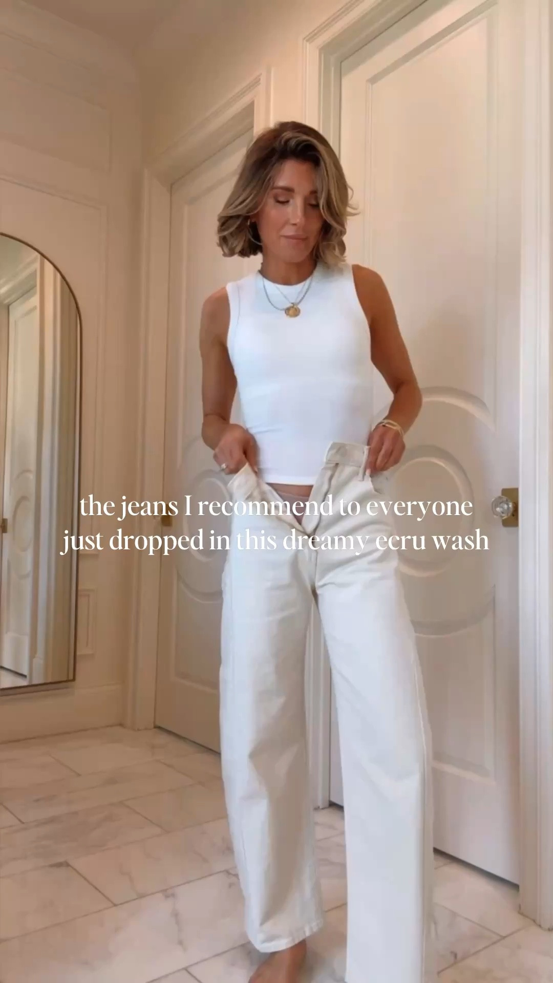 I'm 5'7 wearing size 25 run just a tad big if in between sizes size down. 

Spring viral jeans
Mother jeans 
Cellajaneblog 