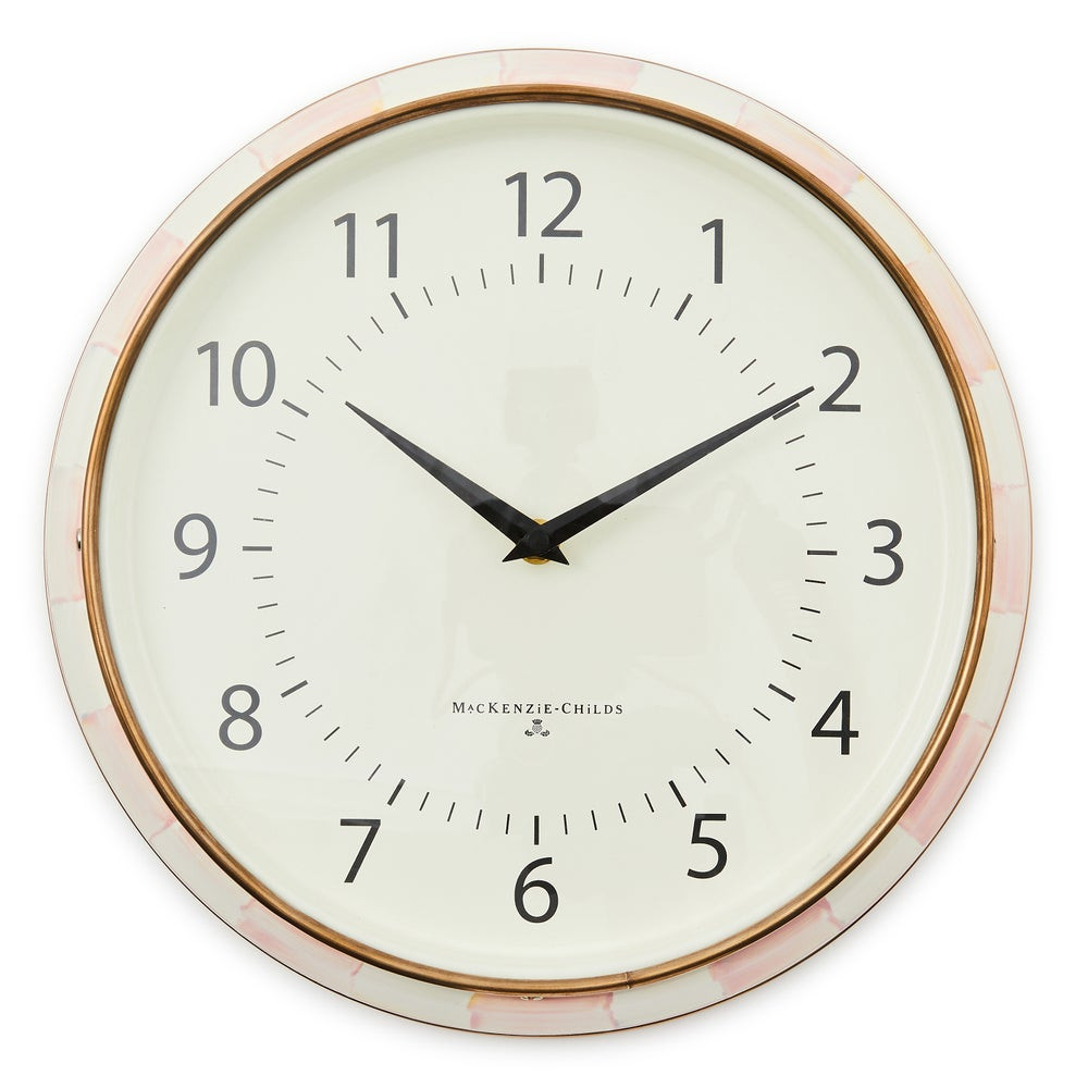 Rosy Check School Wall Clock | MacKenzie-Childs