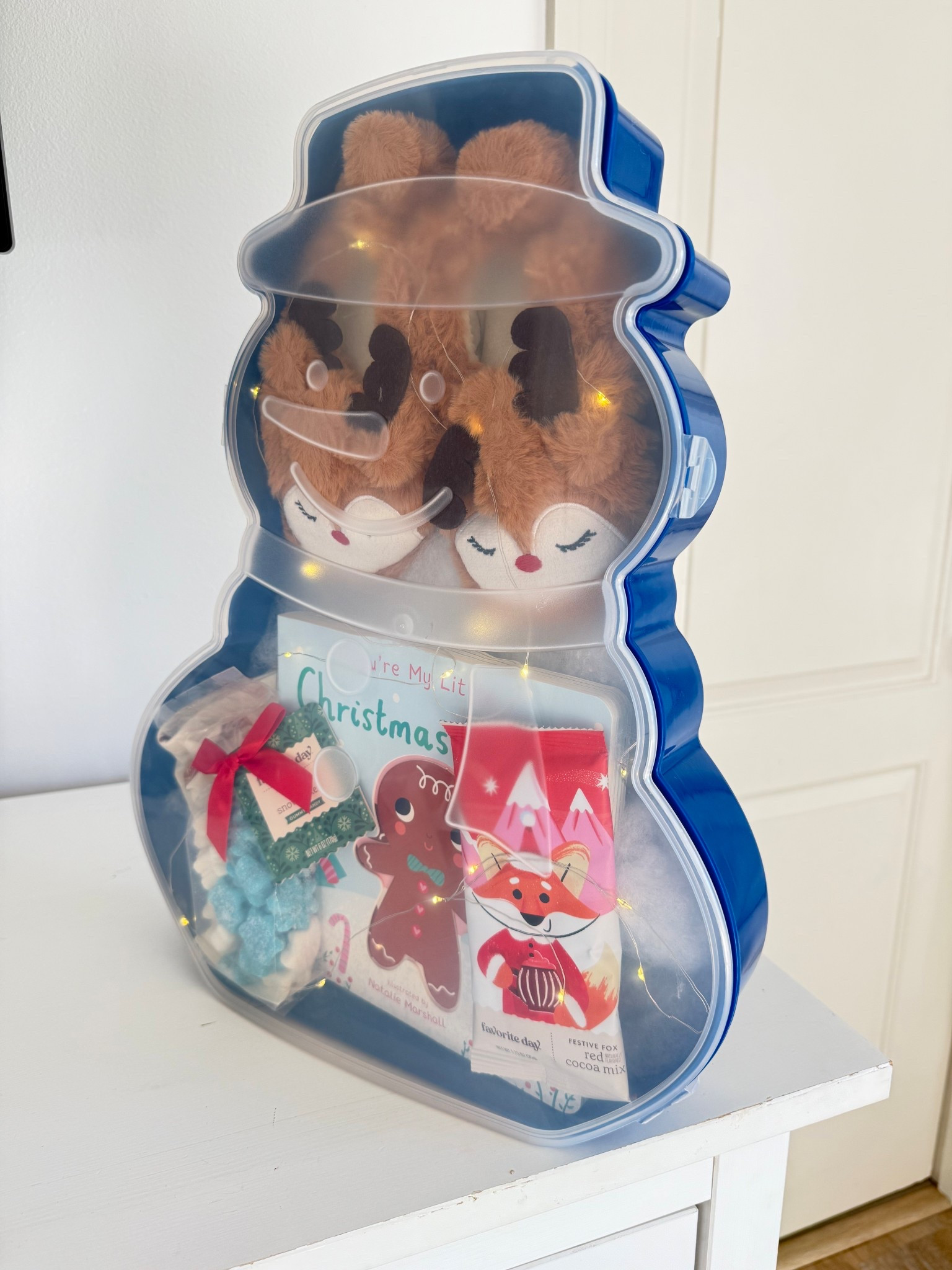 Kids movie night Burr Box with the cutest oversized snowman plastic box for only $5! #kids #christmas 

#LTKHoliday #LTKGiftGuide #LTKKids

#LTKHoliday #LTKGiftGuide #LTKKids